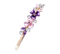 Clip per capelli con fiori vintage | Piccoli strass per donne e ragazze | Clip per capelli vecchio stile accessori per viaggiare, uscire, matrimoni, balli