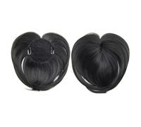 Clip per capelli con frangia Capelli umani Parrucche sintetiche con frangia clip-in in fibra chimica for donne Posticci naturali con topper for capelli Estensione dei capelli senza colla necessaria pe