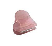 Clip per capelli con motivo a cuore, clip per costruzione, adatta per molteplici acconciature Forcina per capelli a forma cuore, elegante