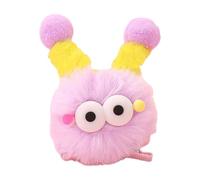 Clip per capelli con pompon in peluche peloso con disegni divertenti fermagli per capelli a forma di cartone animato per donne ragazza festa accessori per feste in peluche clip a becco d'anatra