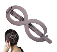 Clip per capelli Curved con coda di cavallo per , clip per capelli ovale francese - supporto antiscivolo per coda di cavallo | Clip per artiglio a coda di cavallo alta con presa forte