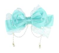 Clip per capelli da bambina con fiocco e nappe, ottimo accessorio per fotografia e occasioni festive
