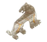 Clip per capelli da donna, clip per artigli leopardato, artiglio medio per capelli a forma di leopardo | Funky Hair Decor Fermaglio per capelli antiscivolo, alla moda per capelli asciutti e bagnati
