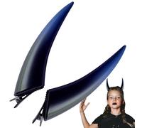 Clip Per Capelli Dei Corni Del Diavolo - Accessori Per Capelli In Costume Gotico, Copricapo Di Demoni Vampiri | Halloween Cosplay Devil Horns For Women, Men, Spaventosi Oggetti Di Scena Divertenti Per