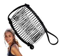 Clip Per Capelli Di Banana - Clip Di Supporto Vintage Da 12 Cm, Pettine A Banana A 20 Denti Per Capelli Ricci Di Spessore | Retrò Pigro Per Le Donne Ragazze Torsione Ondulata Naturale