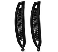 Clip per capelli di banana per donne, clip per capelli banana,Clips a doppia banana Clips barili a coda di cavallo - 2x barretta non slip, per lo stile classico per una pettina sottile e sottile