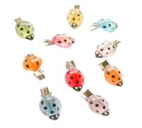 Clip per capelli di coccinella - 10 pezzi carichi di capelli, spille decorative luminose - regalo per ragazze per bambini e adolescenti, aggiunta divertente per feste di compleanno eventi