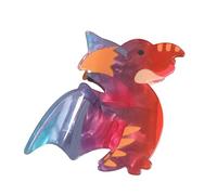 Clip per capelli di dinosauro, clip per capelli acrilici, clip divertenti per dinosauri in acrilico, per capelli, per acconciature, antiaderente, per la spiaggia di compleanno