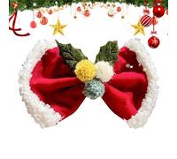 Clip per capelli di Natale, fiocchi per capelli, belle clip per capelli a becco d'anatra | clip per capelli carini, fermagli per capelli rossi per feste di Natale, feste a tema, feste di compleanno
