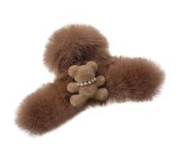 Clip per capelli di peluche - Clip riutilizzabile per capelli pelosi, graziosa clip | Big Hair Catch Barrette ornamento, accessorio per capelli retrattile, chiusura per donne, adolescenti, amici, Fra
