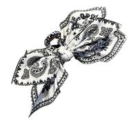 Clip per capelli, elegante fiocco per capelli, 8,27 x 2,36 in tessuto accessori per capelli, strumenti di styling, eleganti accessori per abbigliamento quotidiano, occasioni speciali, alla moda