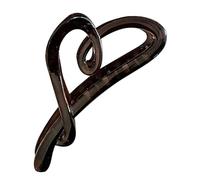 Clip per capelli - Elegante Love Shape Hold for All Hair Types, Cute Claw Clamp Design Stylish Look Strong Jaw Grip + finitura opaca antiscivolo, qualità ABS durevole, per la parte posteriore della