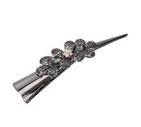 clip per capelli Fermaglio for capelli in alligatore Fermaglio for capelli a forcina per,(Grey)