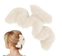 Clip per capelli fuzzy, a forma ondulata, accessorio per capelli, grandi clip per capelli sottile/medio spessore, grandi clip per donne e ragazze per tutti i giorni