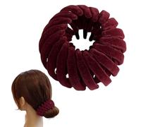 Clip per capelli - Hair Claw | Accessori per capelli | Magic Hair Clips, Strumenti per lo styling dei capelli, Tre Rows of Teeth Styling for Making Ponytail, Bun Bird Nest Velvet Magic Hair Clip per