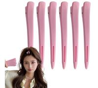 Clip per capelli in, fermagli per capelli per lo styling | fermagli per capelli da trucco antiscivolo, 6 fermagli per capelli per capelli spessi, per parrucchiere