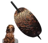 Clip Per Capelli In Pelle - Barretta Per Capelli Fatti A Mano | Tracelli Per Capelli In Fronta In Pelle In Pelle | Pinni Per Capelli In Pelle E Per Capelli | Barretta Per Capelli Con Bastone, Bar