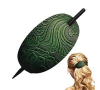 Clip Per Capelli In Pelle - Barretta Per Capelli Fatti A Mano | Tracelli Per Capelli In Fronta In Pelle In Pelle | Pinni Per Capelli In Pelle E Per Capelli | Barretta Per Capelli Con Bastone, Bar