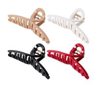 Clip per capelli in silicone morbido 130 g Bar per capelli morbidi | Silicone Claw stopCapelli | 4 pezzi morbidi gruppi portatili per il festival di viaggio scolastico palestra palestra donne