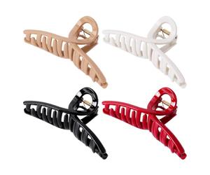 Clip per capelli in silicone morbido 130 g Bar per capelli morbidi | Silicone Claw stopCapelli | 4 pezzi morbidi gruppi portatili per il festival di viaggio scolastico palestra palestra donne