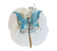 Clip Per Capelli Nappe Con Lacrime Farfalla, Clip Per Capelli, Copricapo Di Seta, Con Elegante Design Di Fiori E, Vestibilità Leggera E Confortevole, 5 Libbre, Per Giovani E Donne