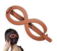 Clip per capelli ovale francese clip per capelli storte per capelli sottili, spille per capelli antiscivolo per codino, clip per artiglio a coda di cavallo alta con presa forte, perni fr