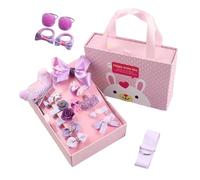 Clip per capelli per bambini, clip per capelli per ragazze | Bows Clip per capelli per ragazze per bambini | Insieme di 18 eleganti prigione principessa, copricapo set per il balletto della scuola per