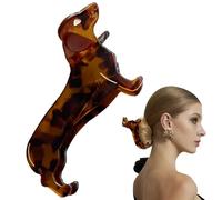 Clip per capelli per cani, bassotto, clip per capelli per cani, barrettes e roba da donna, accessorio di bellezza per gli amanti dei cuccioli, code di fissaggio, panini, giorno del Ringraziamento