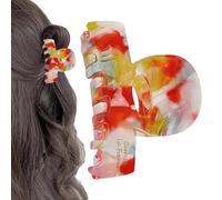 Clip per capelli per le donne, clip per artiglio | Temi di capelli di moda,2,4 pollici elegante estetica piccolo incantesimo hold non slittamento stile mezzo accessori per la spiaggia di nozze