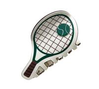 Clip per capelli per racchetta da tennis, per donne e adolescenti, presa sicura in PVC, per appassionati di sport, antiscivolo