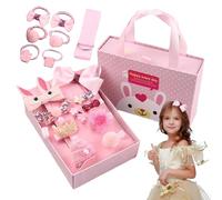 Clip per capelli per ragazze, accessori per capelli bambine, Accessori per capelli principessa per ragazze per bambini, Insieme di 18 eleganti prigione principessa, copricapo set per il balletto della