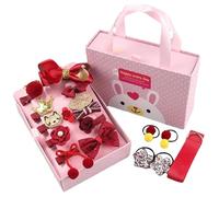 Clip per capelli per ragazze, per capelli bambine - Bows Clip per capelli per ragazze per bambini - Insieme di 18 eleganti prigione principessa, copricapo set per il balletto della scuola per feste