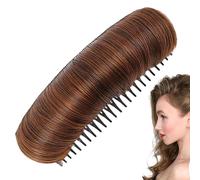 Clip per capelli per volume - | Cuscino per testa di capelli a sbuffo | Clip per parrucca per capelli invisibile, morbido cuscino invisibile nero, fermaglio per capelli naturale