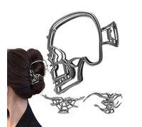 Clip per Capelli Teschio 3 Pezzi Pinze Artigli Spaventosi Ragno E Teschio