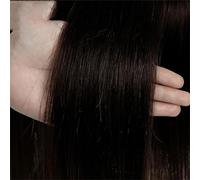 Clip per capelli umani da donna in colore naturale per diradamento dei capelli, sistema di estensione del volume di un pezzo