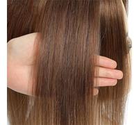 Clip per capelli umani da donna in colore naturale per diradamento dei capelli, sistema di estensione del volume di un pezzo