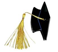 Clip per capelli Voor Afstudeerpet - prestatie accademiche | Mini Afstuderen Cap Kwastje Haarspeldjes Geel Kwastje | Dames Meisjes Studeerfeest, Veelzijdige Pins Voor Ceremonie Fotosho