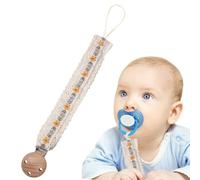 Clip Per Capezzoli Per Ragazzi - Supporto per ciuccio per Neonato | Clip per Ciuccio in Silicone, Clip Binky Ragazzino, Clip per Succhiatore Regolabile Per Ragazzi Clip Per Ciuccio Nome