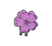 Clip per cappello da golf marcatore a forma di fiore in lega di zinco accessorio portatile per individuare la palla e gioielli alla moda in lega di zinco clip da golf, Misura unica, come descritto
