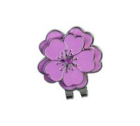 Clip per cappello da golf marcatore a forma di fiore in lega di zinco accessorio portatile per individuare la palla e gioielli alla moda in lega di zinco clip da golf, Misura unica, come descritto