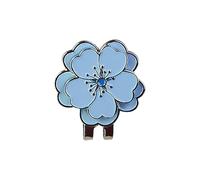 Clip per cappello da golf marcatore a forma di fiore in lega di zinco accessorio portatile per individuare la palla e gioielli alla moda in lega di zinco clip da golf, Misura unica, come descritto