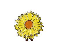 Clip per cappello da golf marcatore a forma di fiore in lega di zinco accessorio portatile per individuare la palla e gioielli alla moda in lega di zinco clip da golf, Misura unica, come descritto