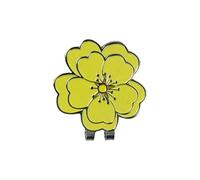 Clip per cappello da golf marcatore a forma di fiore in lega di zinco accessorio portatile per individuare la palla e gioielli alla moda in lega di zinco clip da golf, Misura unica, come descritto