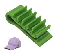 Clip per cappello da golf - Polylactide, 3,8 x 1,5 x 1,5 cm, design leggero, organizer portatile per accessori da golf, accessorio per atleti, amanti dello sport, uomini, donne, giovani, Verde, Refer