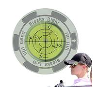 Clip per cappello da marcatore da golf, lettore di golf verde, alla lettura di formazione ad alta precisione - alla formazione di clip per cappelli eleganti per professionisti del