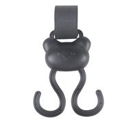 Clip per carabiner, ganci per passeggino, cinghia per orso regolabile, fibbie di fissaggio antiscivolo, robuste portaborse con chiusura sicura per i viaggi per bambini, soluzione di borsa e borsa