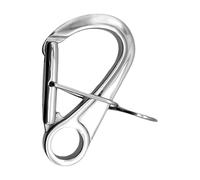 Clip per carichi pesanti - Clip per moschettone grande | Clips a molla con bloccaggio automatico, doppio rilascio rapido autobloccante in acciaio inossidabile per auto, moto, campeggio, nauticca