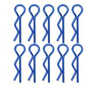 Clip per Carrozzeria RC, 10 Pezzi Clip per Carrozzeria RC 7MM Clip per Carrozzeria per Auto RC Perni per Clip per Carrozzeria in Metallo a Forma di R Accessori per Auto RC Clip