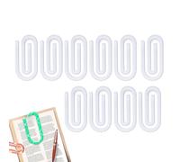 Clip per carta | Confezione da 10 morsetti grezzi per sublimazione - Graffette Extra Grandi - per Libri, Diario, Ufficio, Planner, Alimenti, Documenti, File, Cartelle, Quaderni