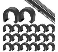 Clip per cavi da ciclismo, 20 pezzi, morsetto pieghevole Quick Fix | Alloggiamento del cavo del cambio per ciclismo Morsetto a C | per adulti e bambini, per ciclisti all'aperto, viaggi, ciclismo e